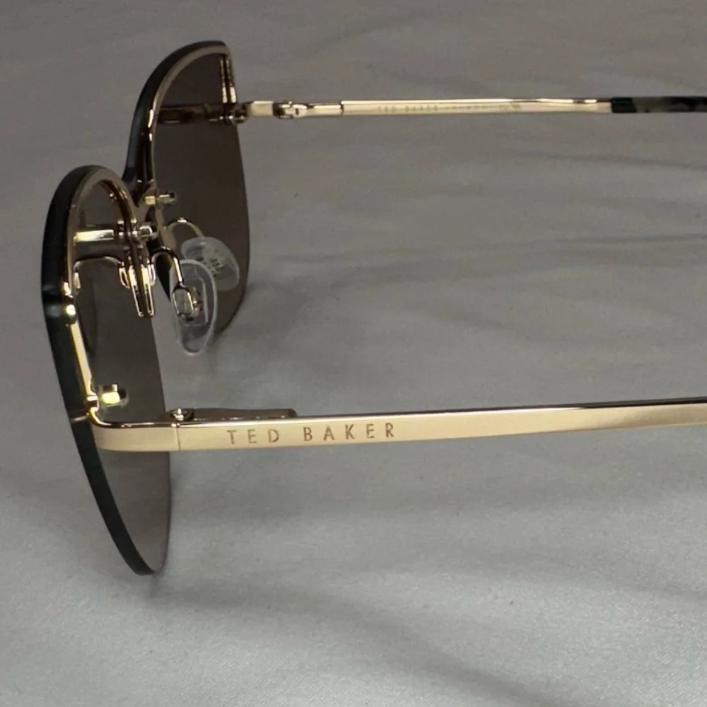 New Ted Baker London Women’s Shield Sunglasses 139mm, Rose/Gold/Tort - Picture 7 of 11